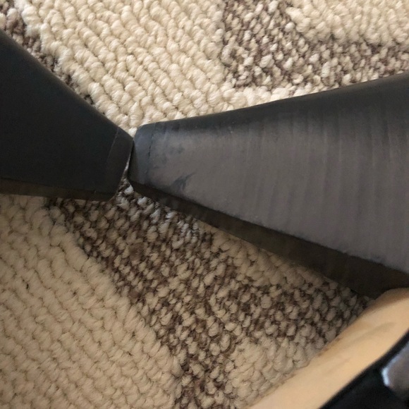 Franco sarto black leather caged heels - Picture 4 of 11